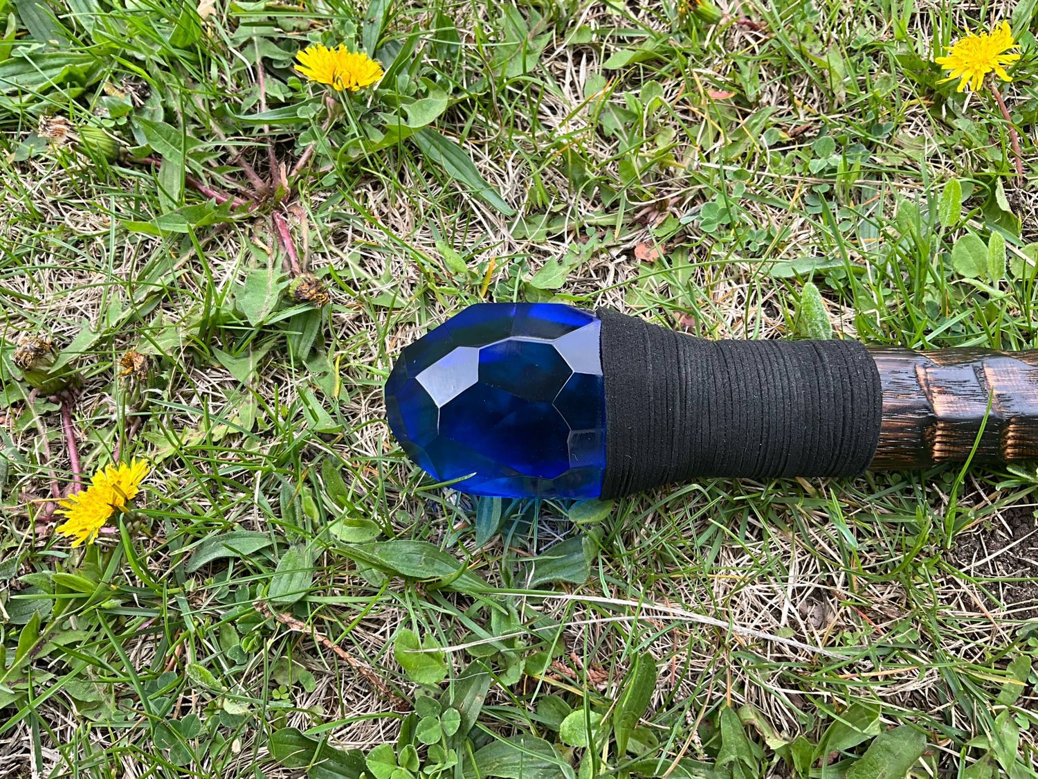 Sapphire Dragon Scale Staff
