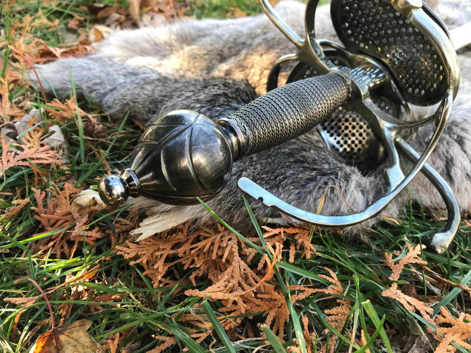 Briar Engraved Cavalier Rapier