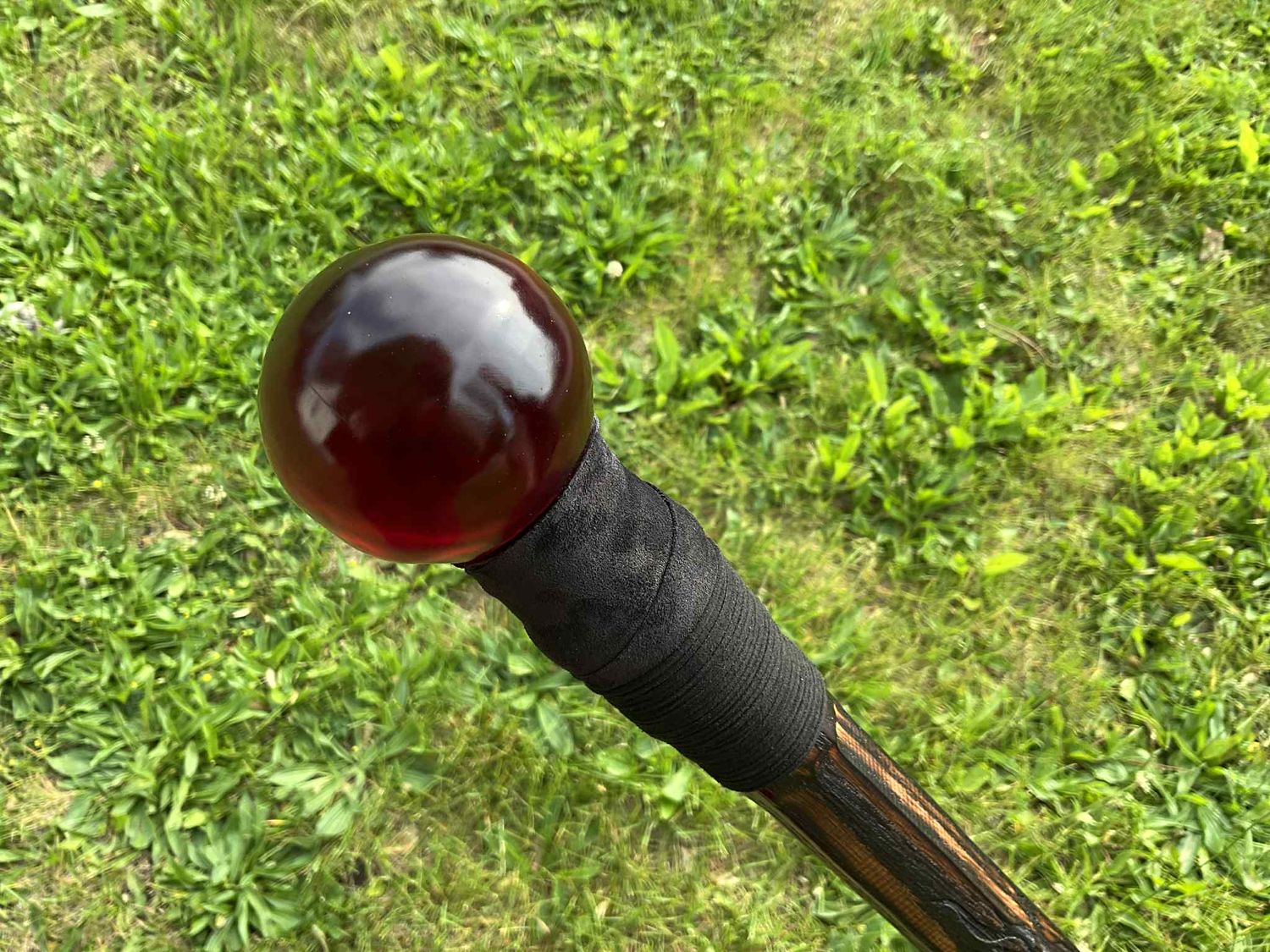 Red Orb Fire Staff