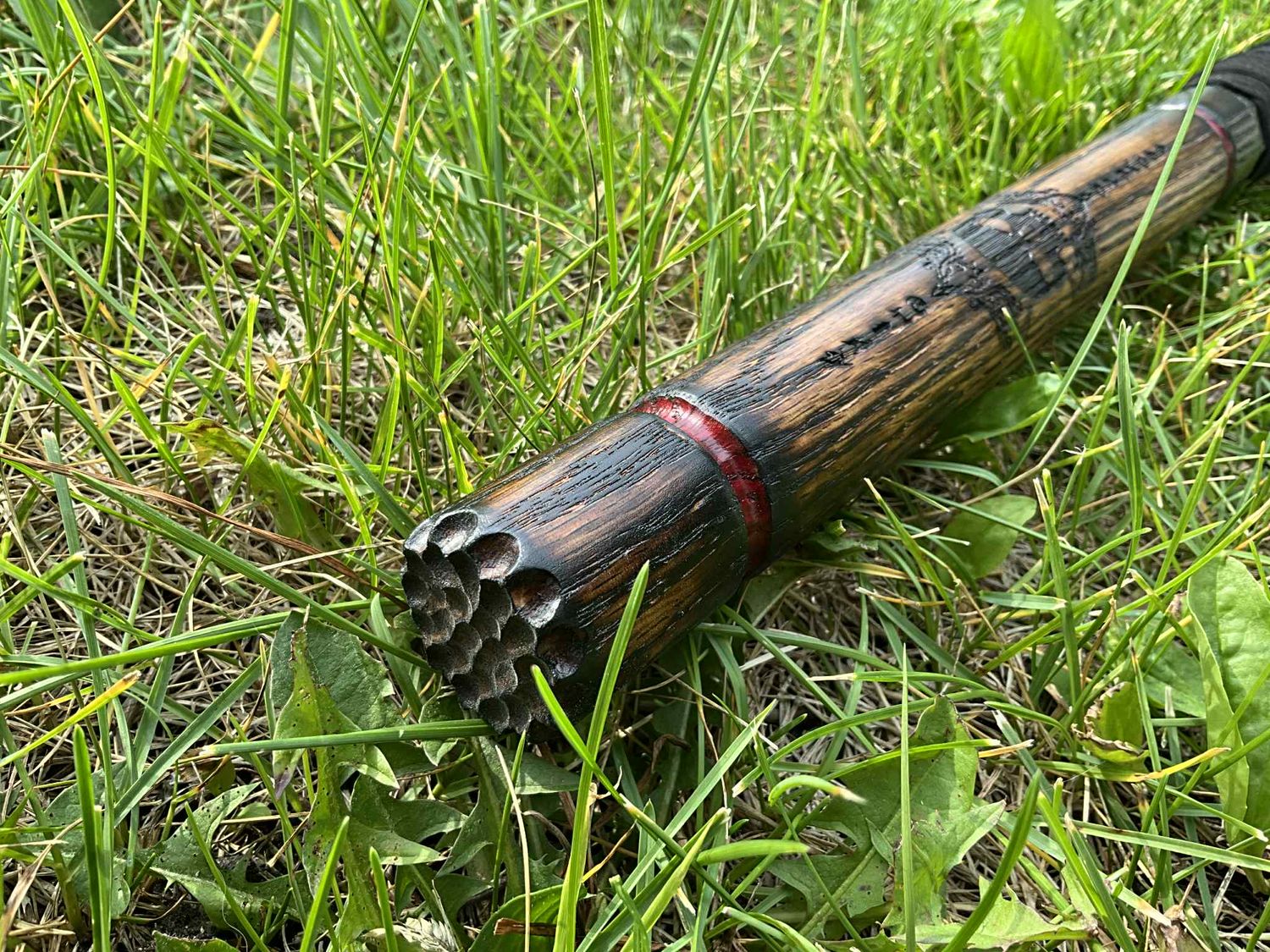 Necromancer Skull Quarterstaff