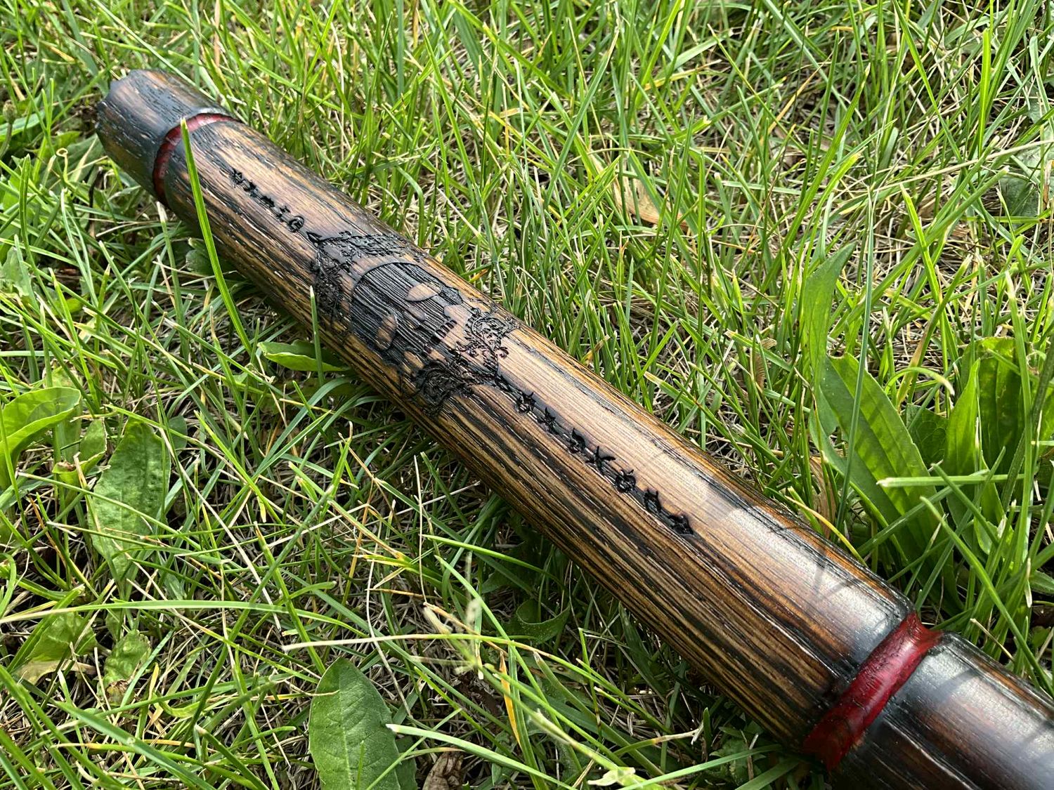 Necromancer Skull Quarterstaff