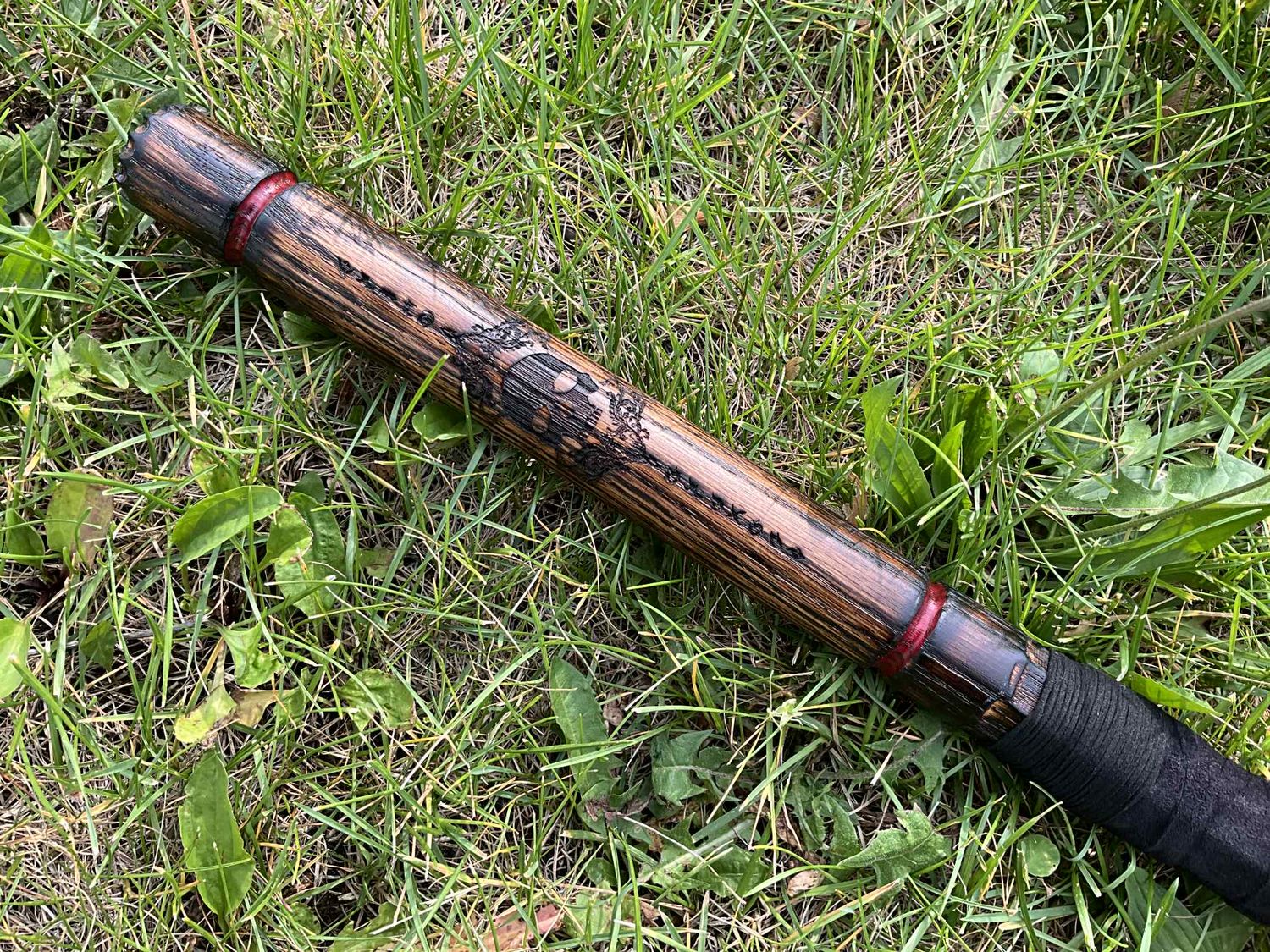 Necromancer Skull Quarterstaff