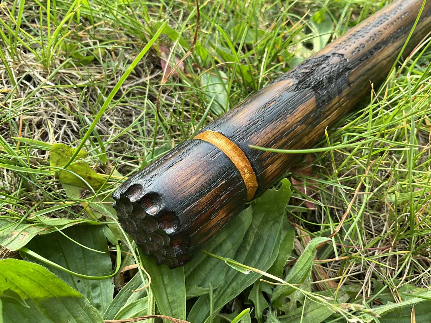 Skyrim Dragon Inspired Quarterstaff