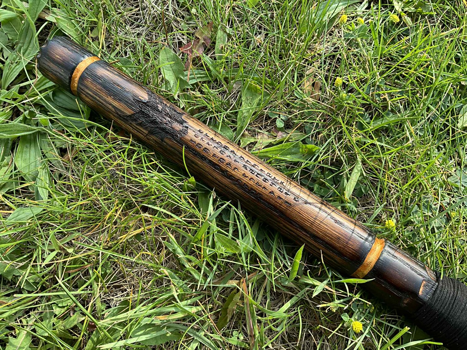 Skyrim Dragon Inspired Quarterstaff