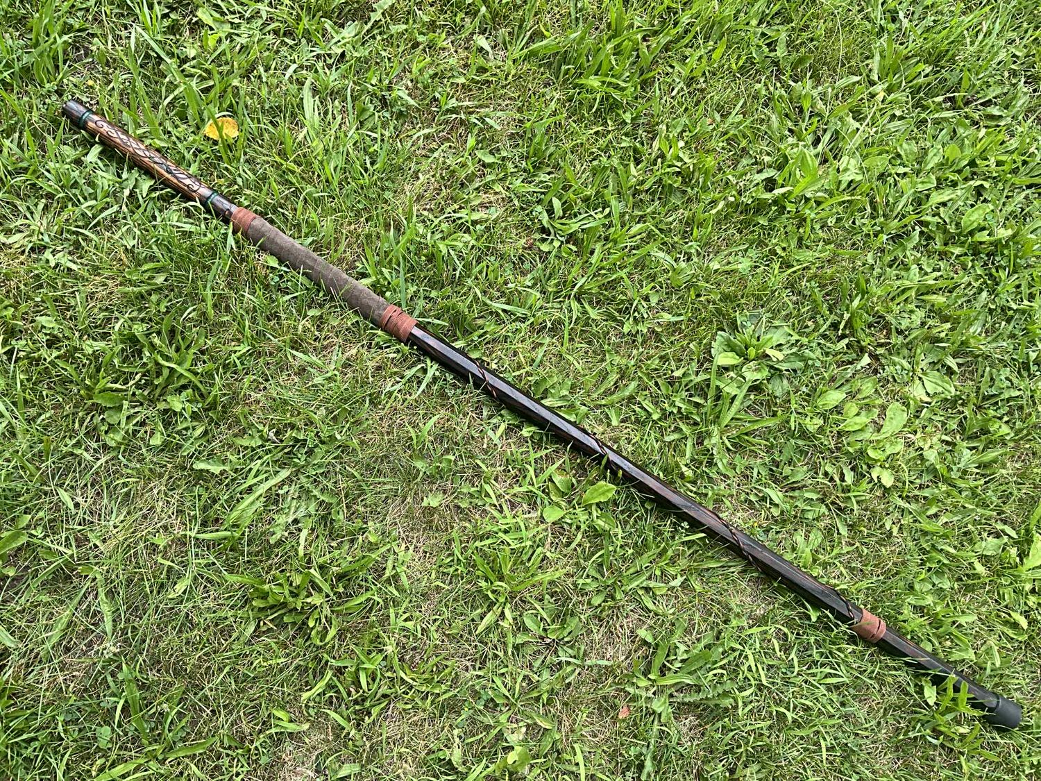 Green Nature Hiking Staff