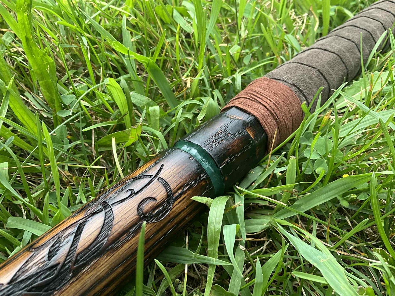 Green Nature Hiking Staff