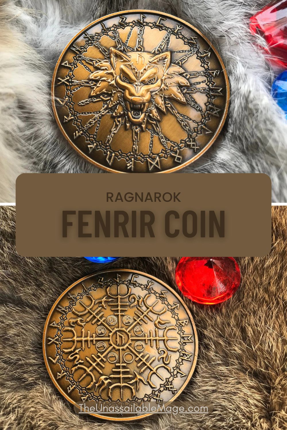 Fenrir Lord of Wolves Challenge Coin