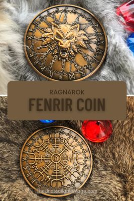 Fenrir Lord of Wolves Challenge Coin