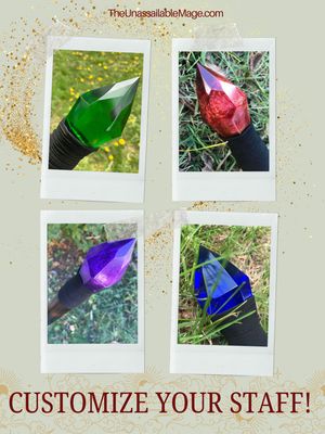 Customize Your Wizard Staff!