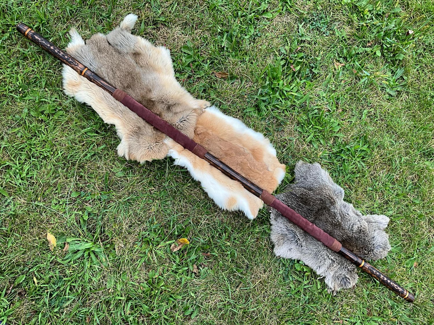 Dual Sided Engraved Bo Staff