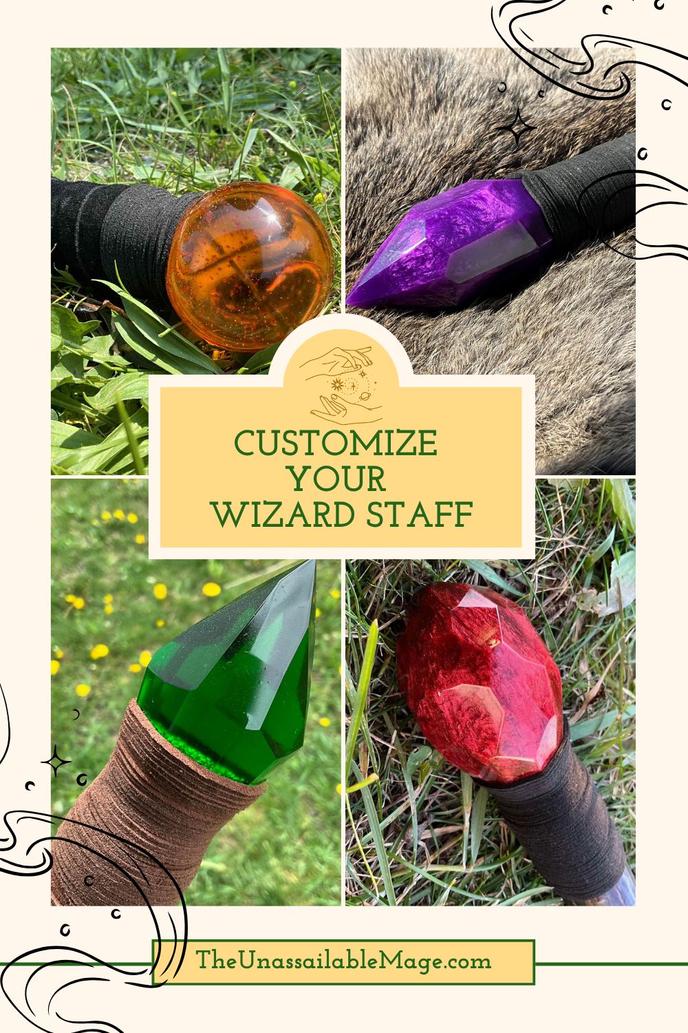 Customize Your Wizard Staff!