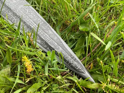 Stave Rune Viking Spear Of Tyr-Engraved