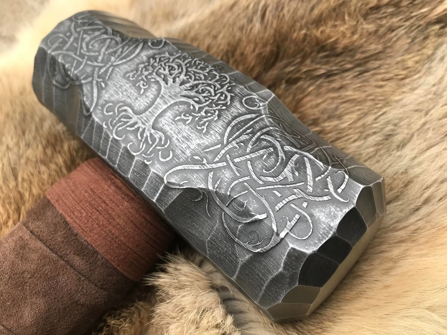 Large Viking Yggdrasil Hammer