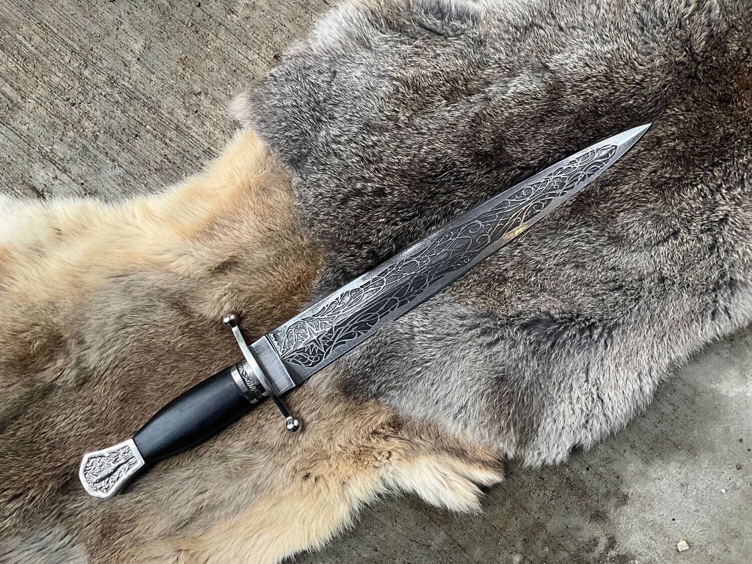 Elven Themed -Customized Cold Steel- Arkansas Toothpick