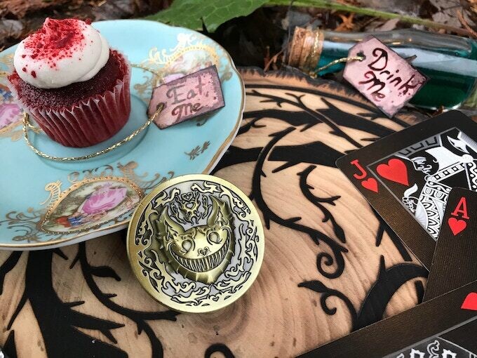 Cheshire Cat Eldritch Tentacle Coin