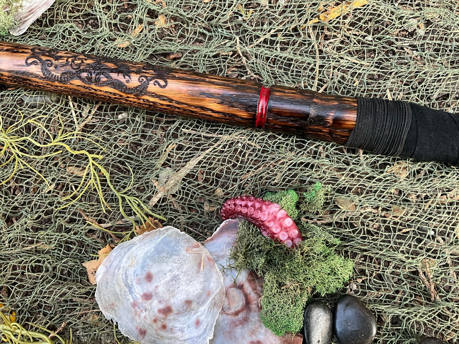 Cthulhu Quarter Staff