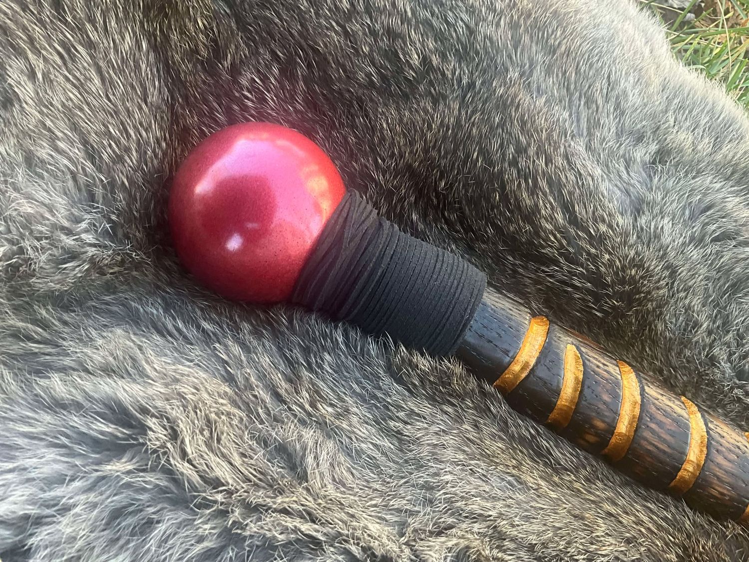 Spiral Blood Orb Staff