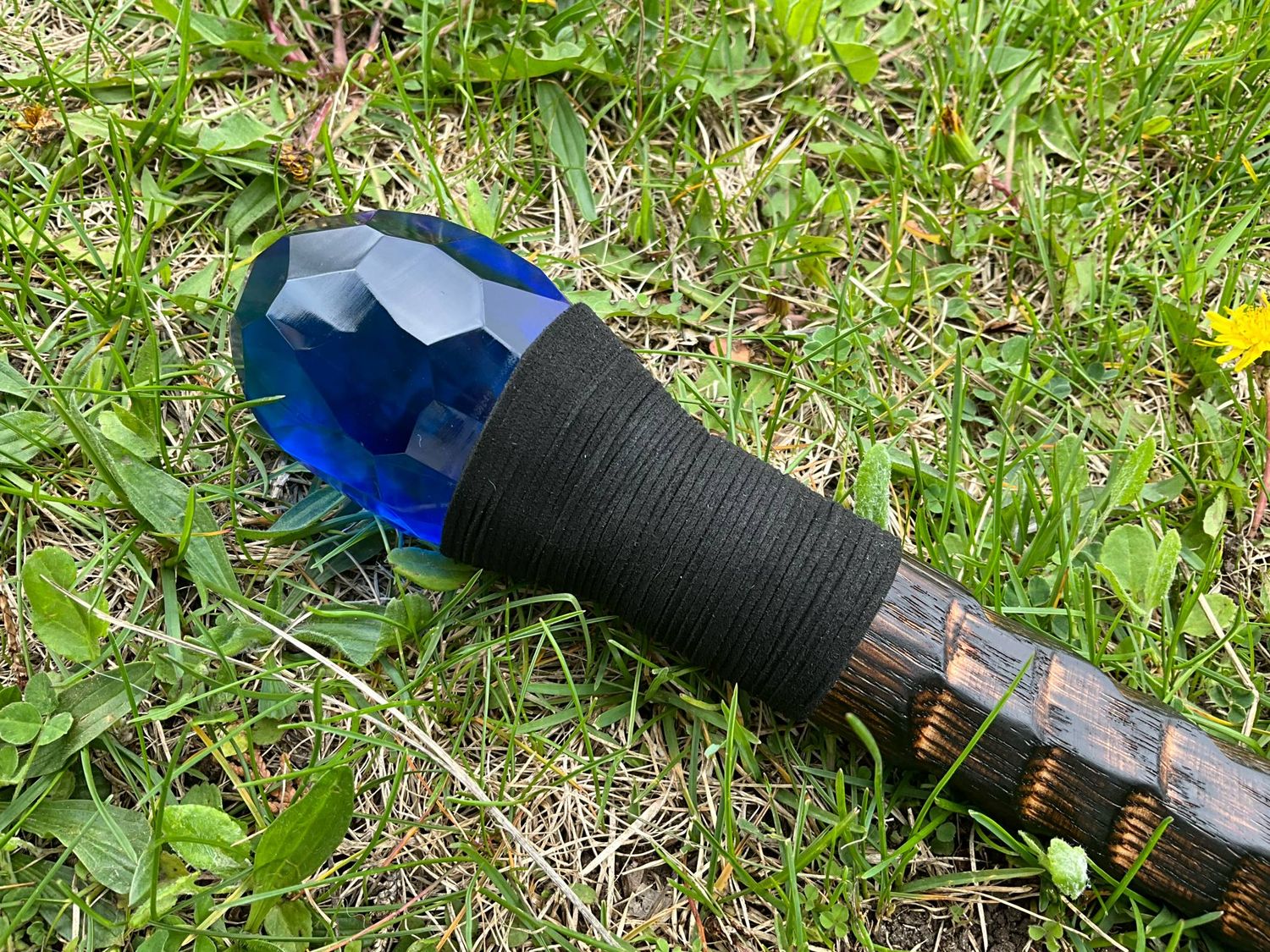 Sapphire Dragon Scale Staff