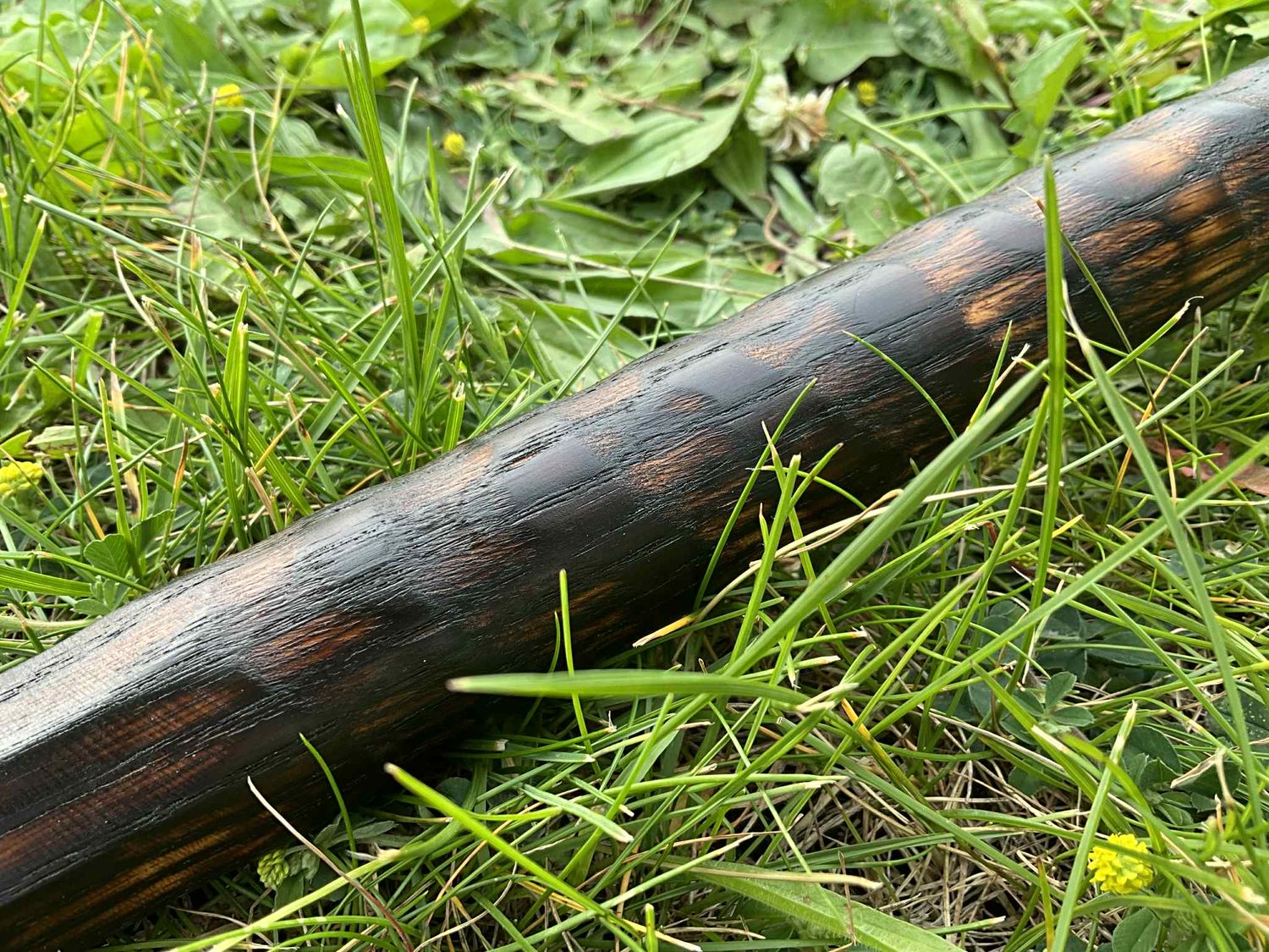 Green Faceted Wizard Staff