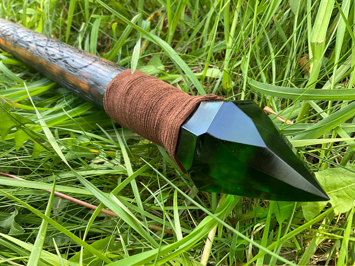 Green Vine Wizard Staff