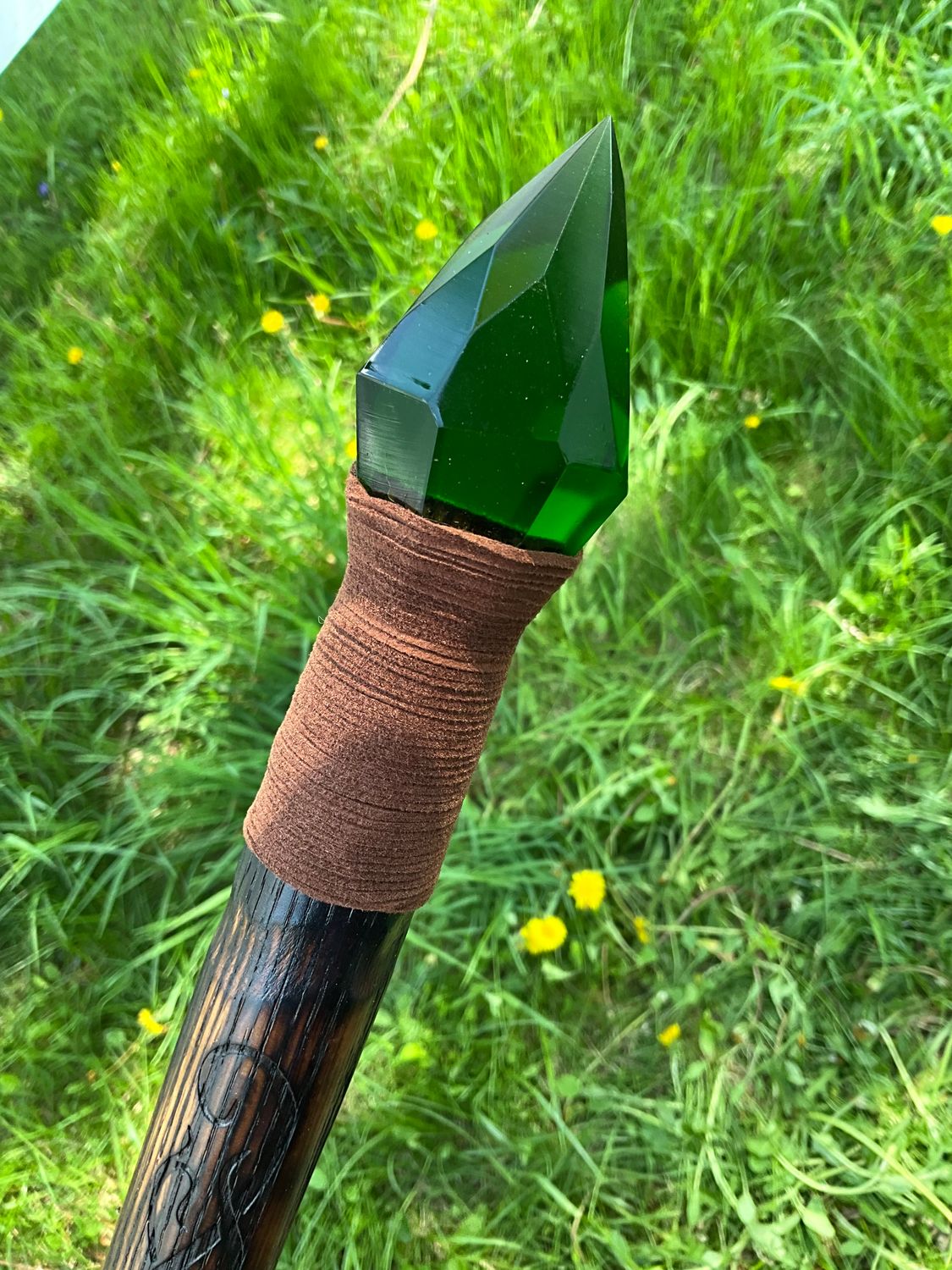Green Vine Wizard Staff