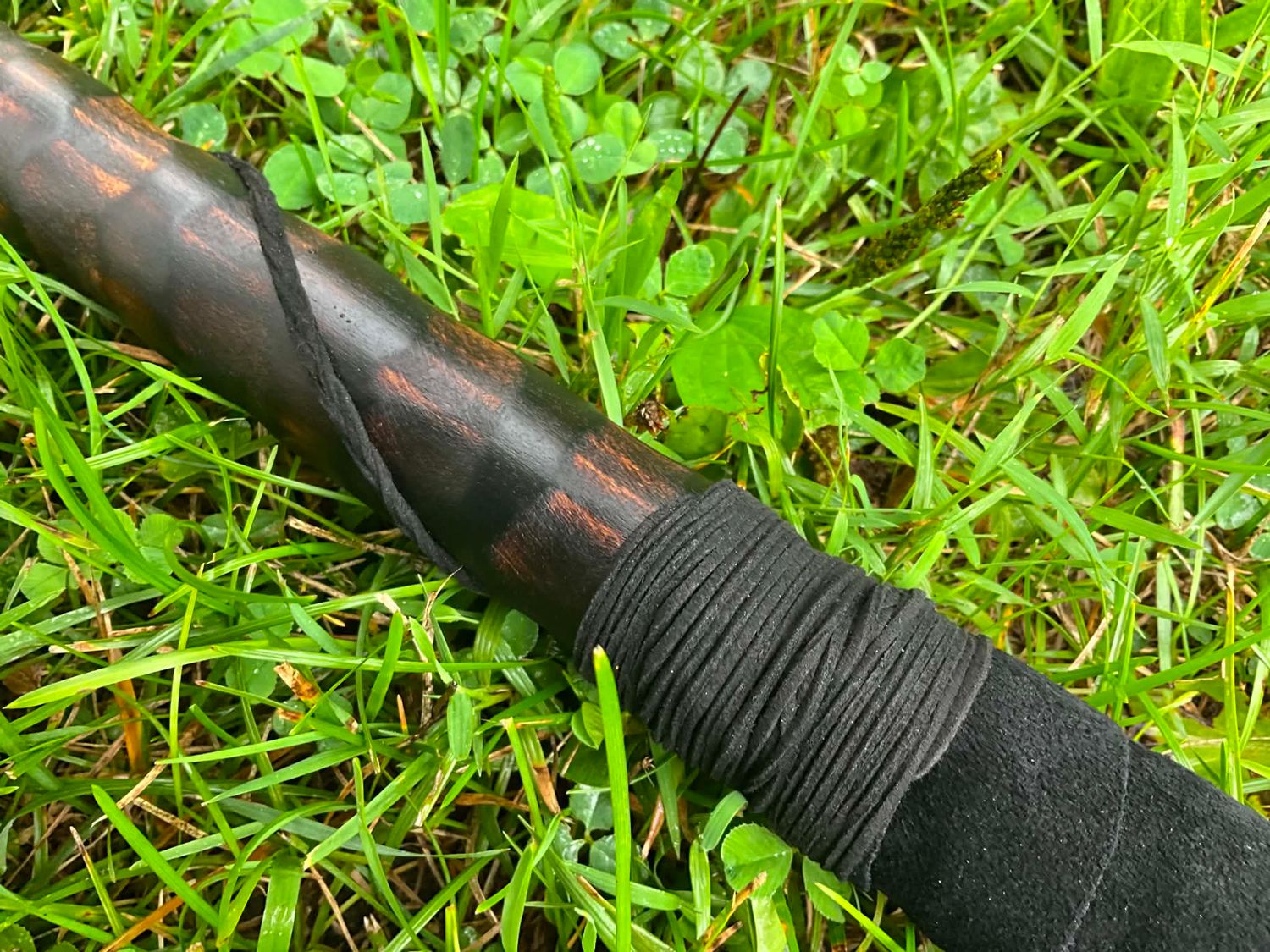 Teal Orb Dragon Scale Staff