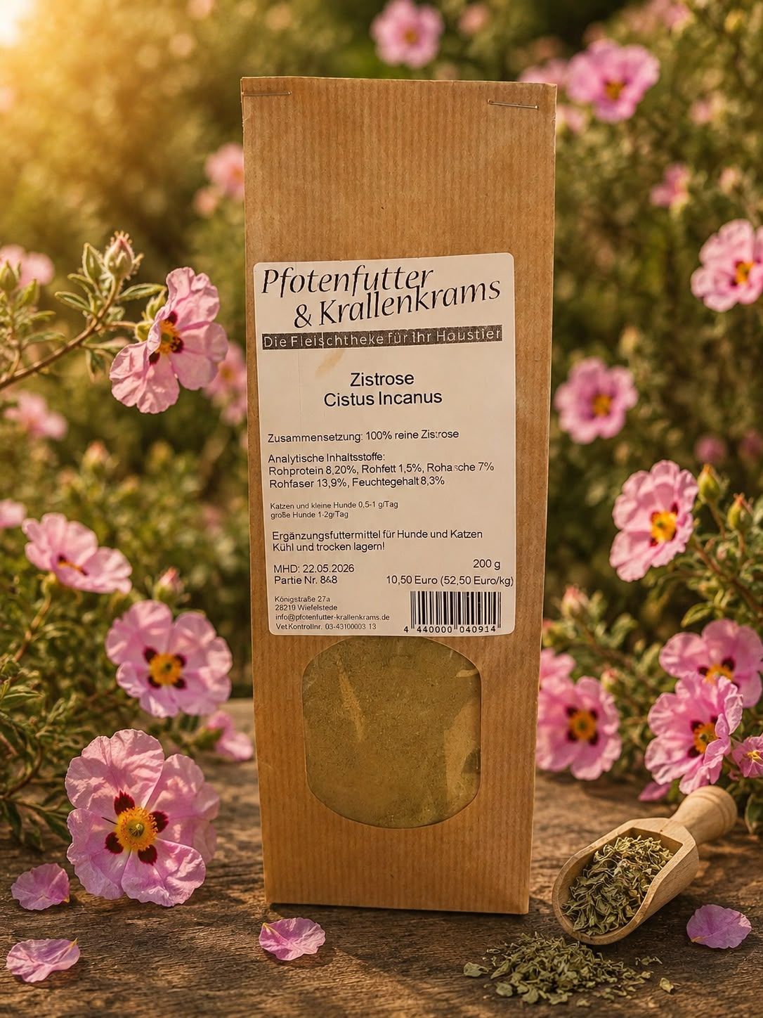 Zistrose, gemahlen, 200 g