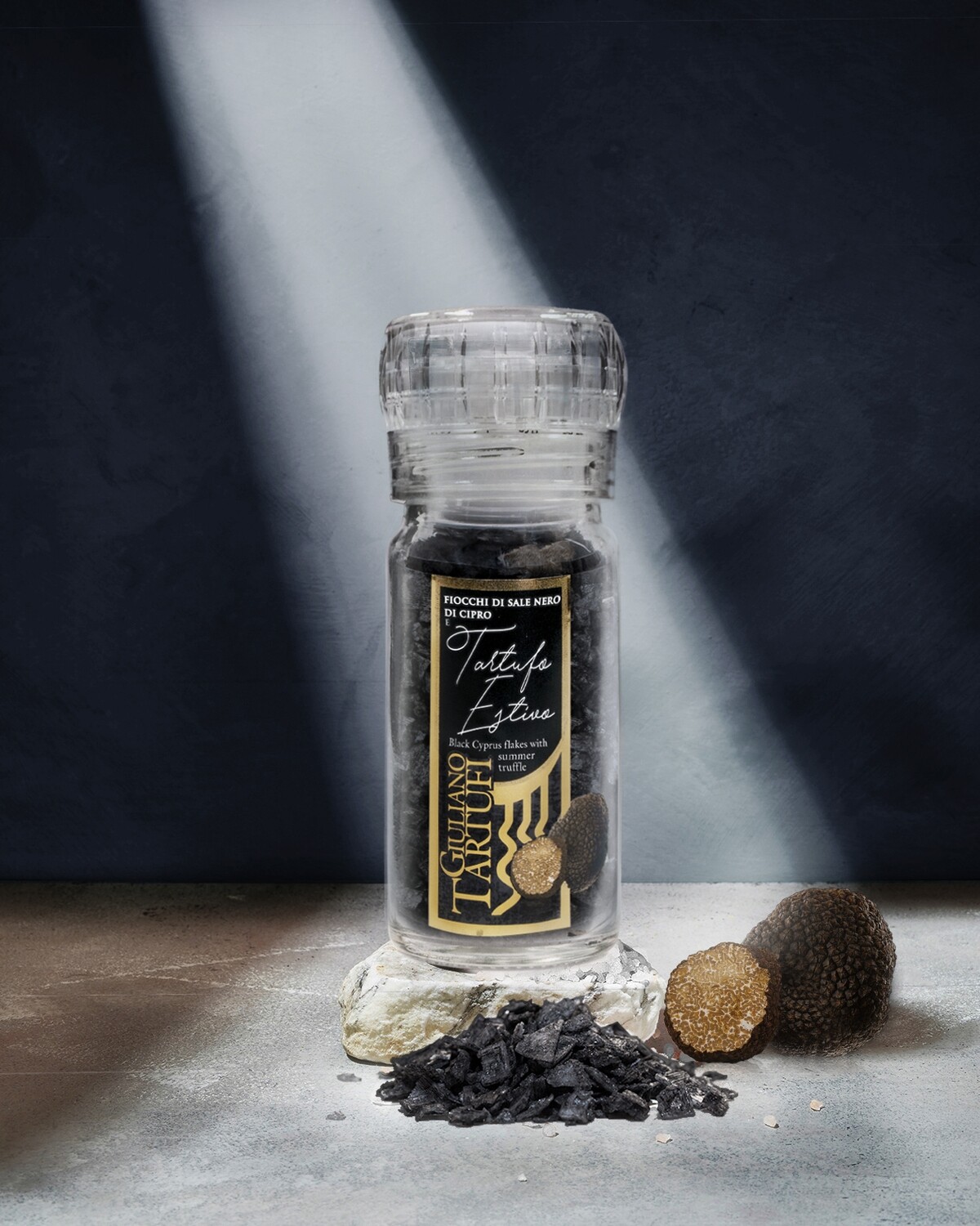 Fiocchi di Sale nero di Cipro e Tartufo Estivo
