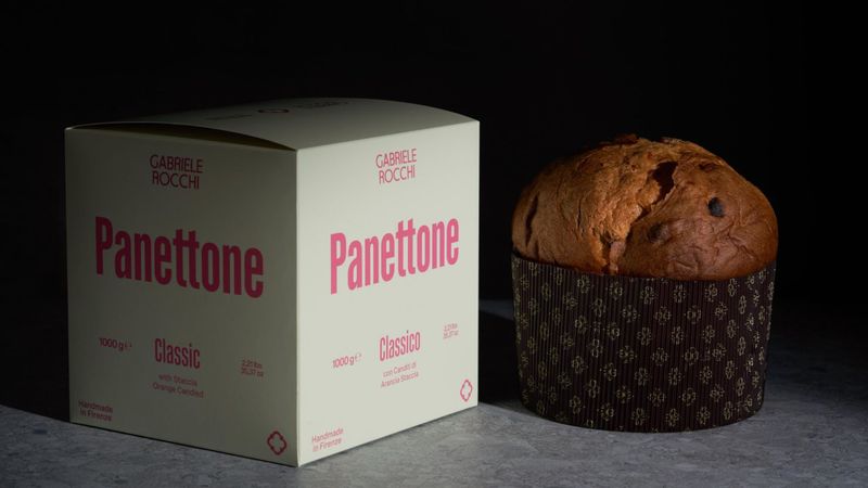 Classic Artisanal Panettone with Candied Orange from Staccia Gabriele Rocchi