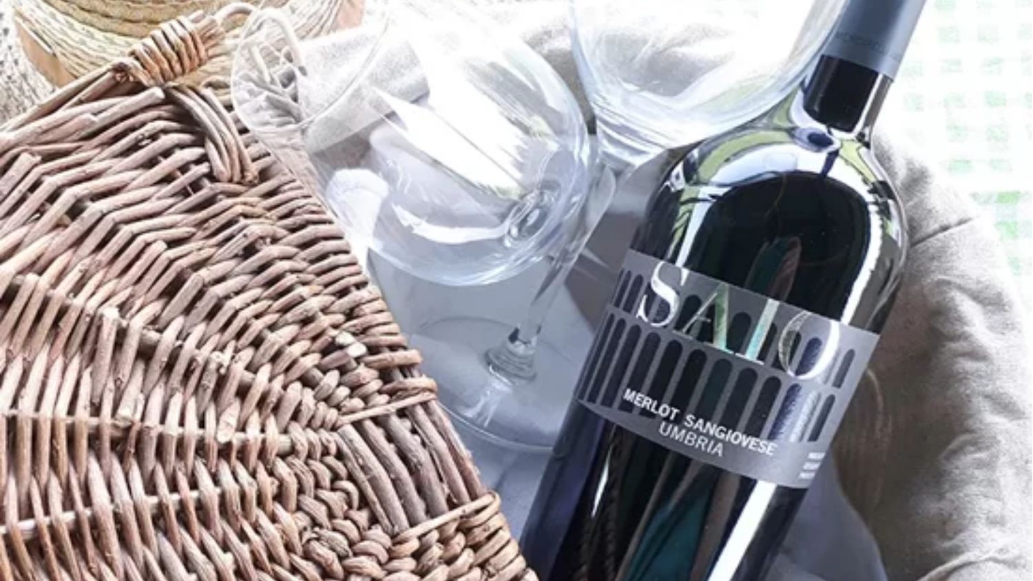 Picnic in the vineyards of Assisi