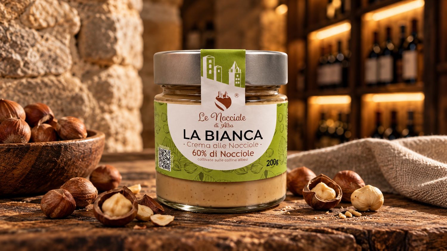 Spreadable White Cream – Piedmont Hazelnut IGP