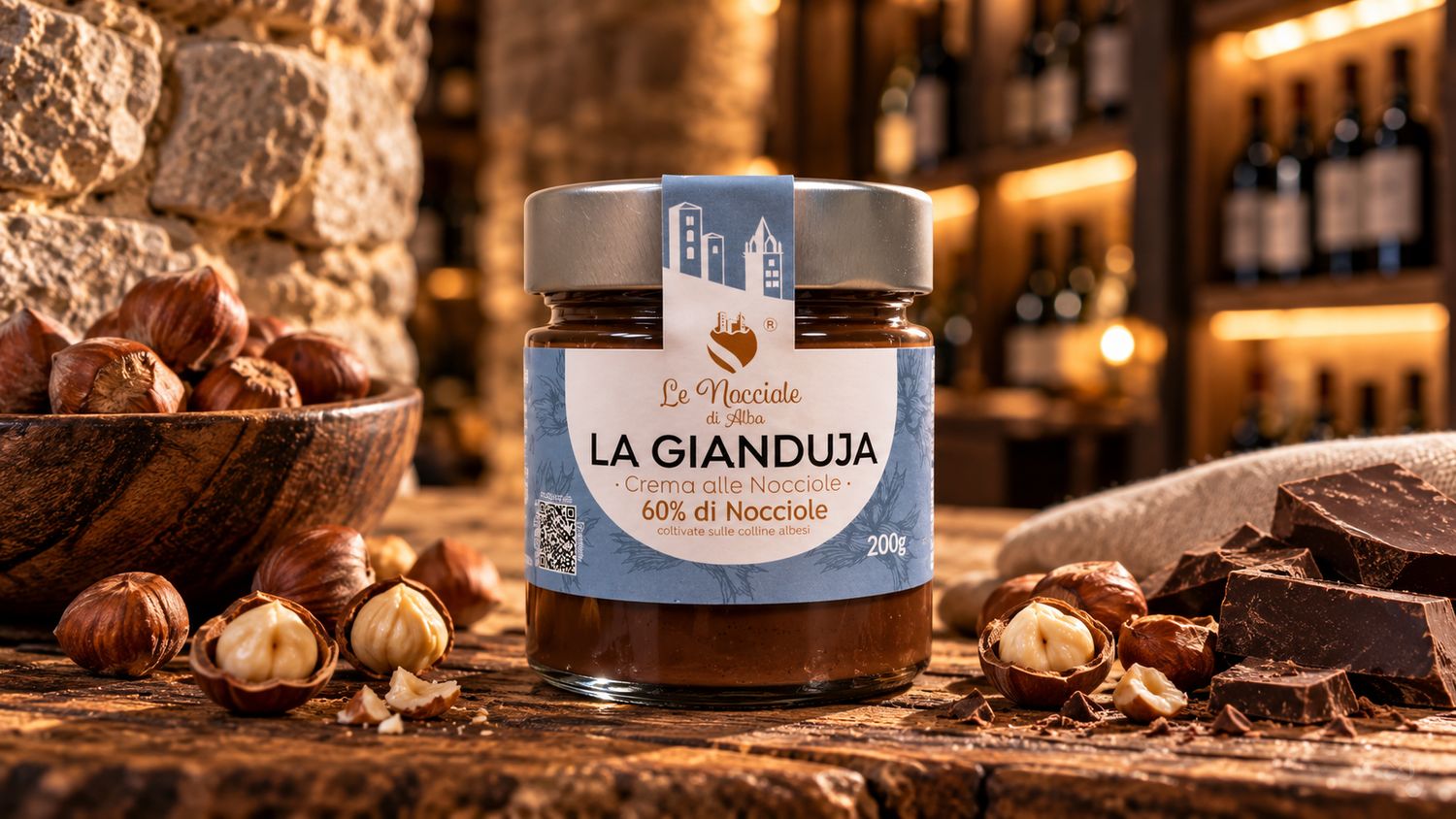 Gianduja Spreadable Cream – Piedmont Hazelnut IGP