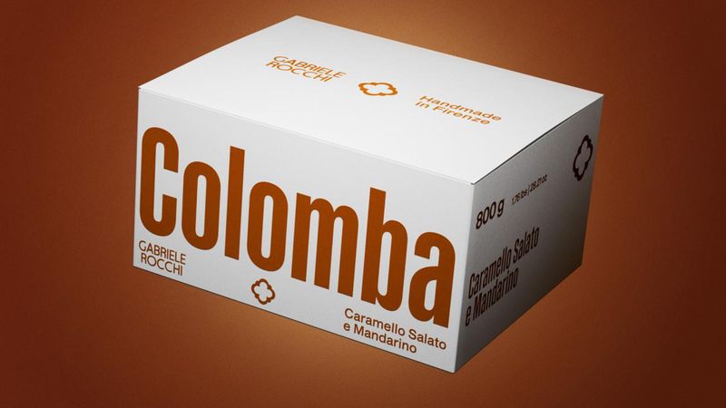 Artisanal Colomba Cake with Salted Caramel and Mandarin – Gabriele Rocchi