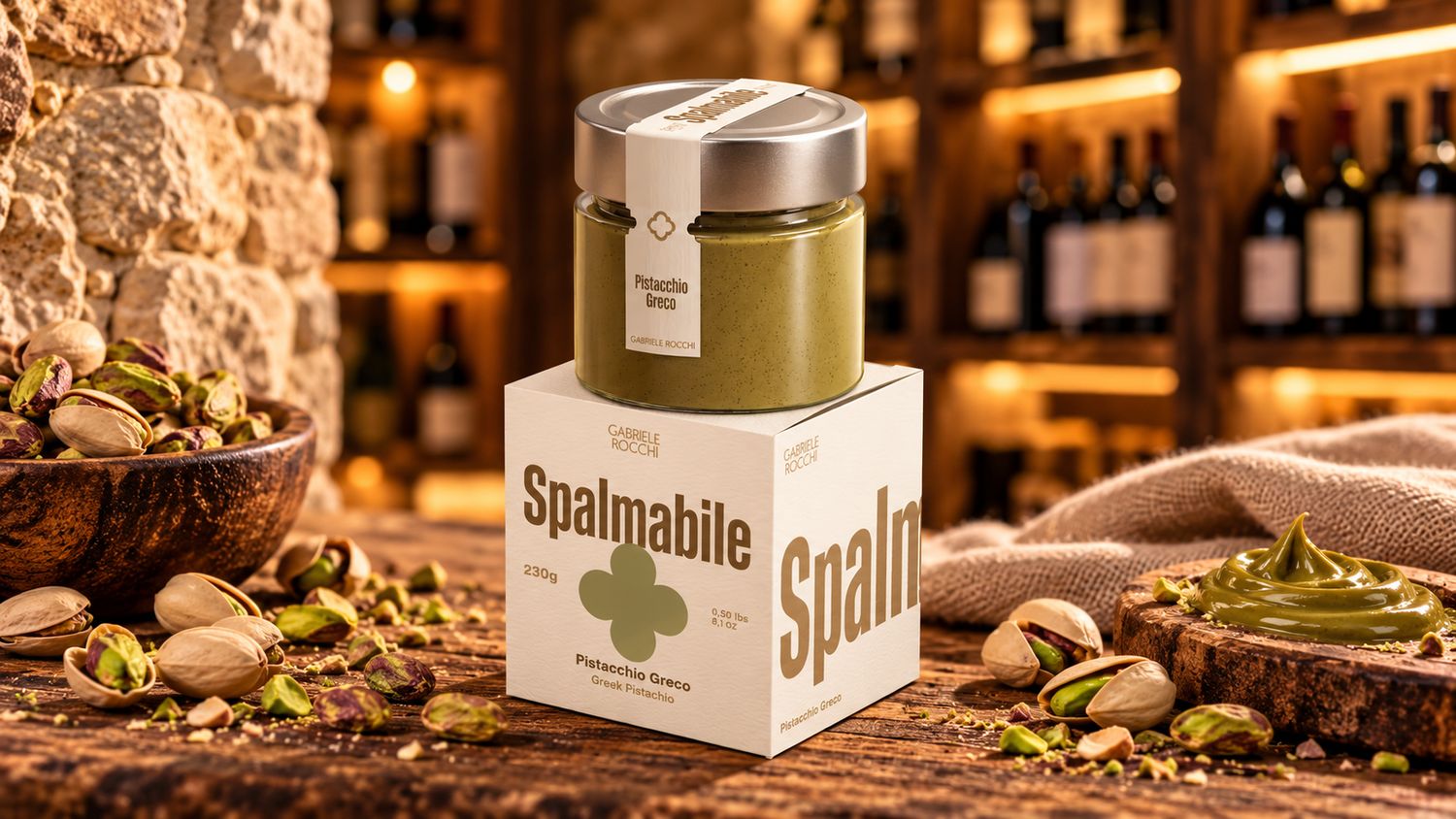 Gabriele Rocchi's Artisanal Greek Pistachio Spread