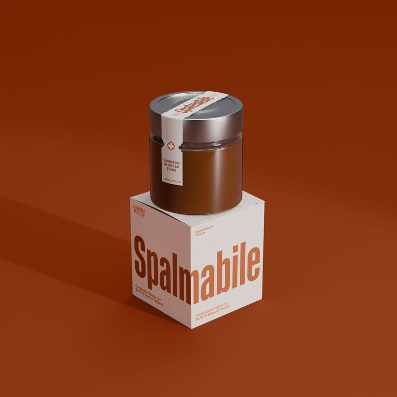 Spalmabile al Caramello salato con soffi di sale di Trapani Gabriele Rocchi