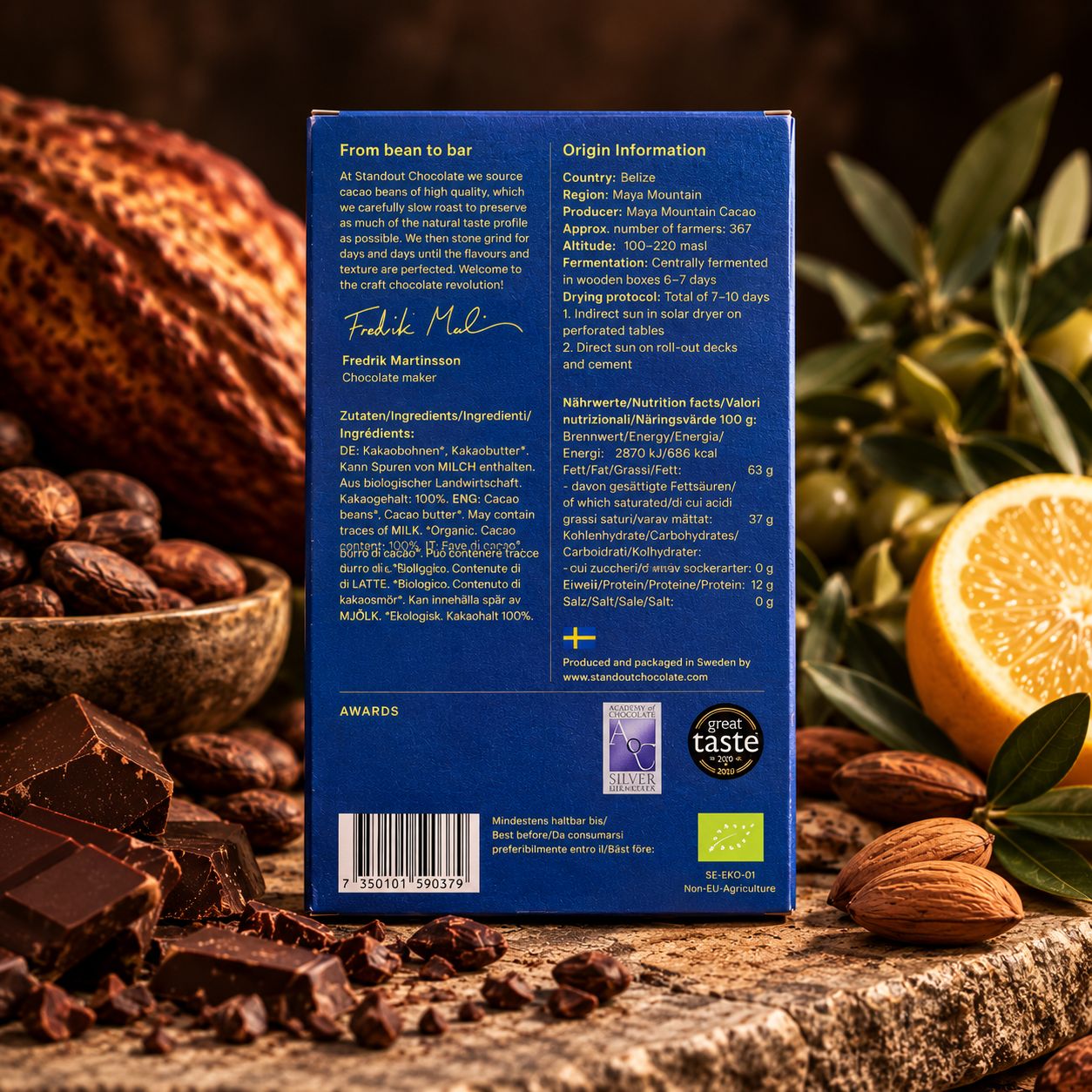 Standout Chocolate — Belize Maya Mountain 100%