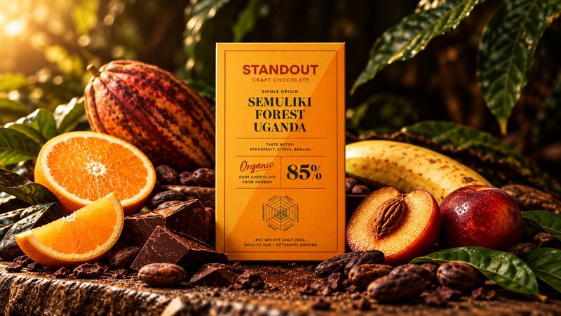 Standout Chocolate Uganda Semuliki Forest 85%
