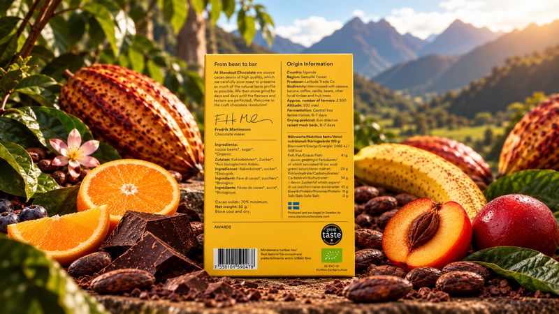Standout Chocolate Uganda Semuliki Forest 85%