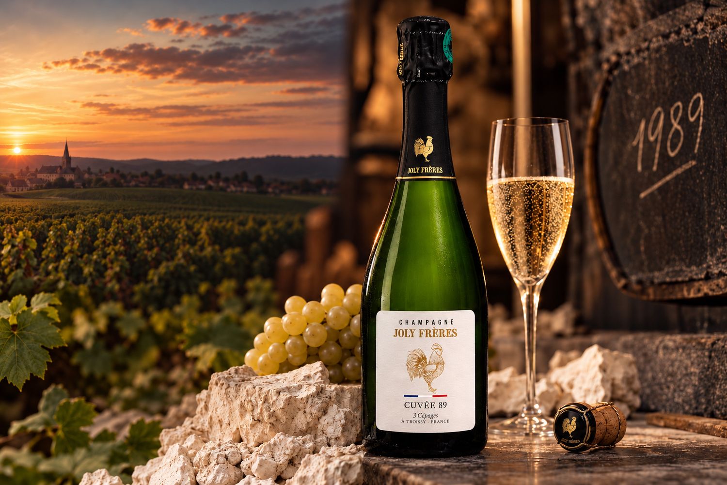 Champagne Joly Frères – Cuvée 89 · 3 Cépages
