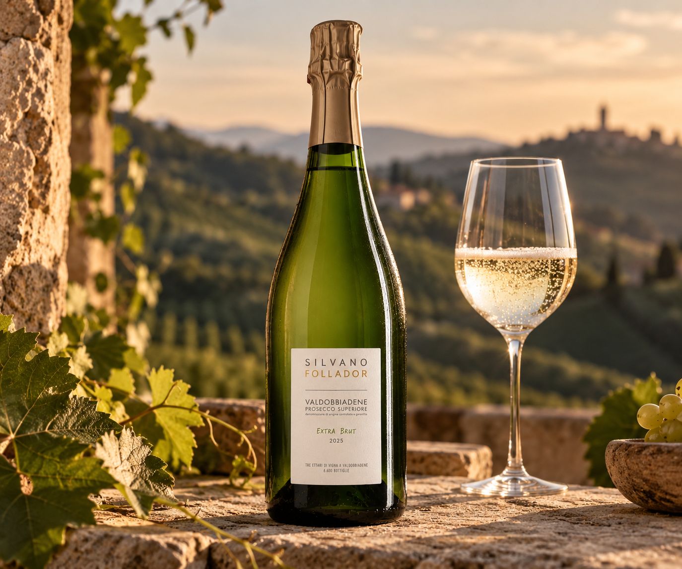 Valdobbiadene Prosecco Superiore DOCG Extra Brut 2025 – Silvano Follador