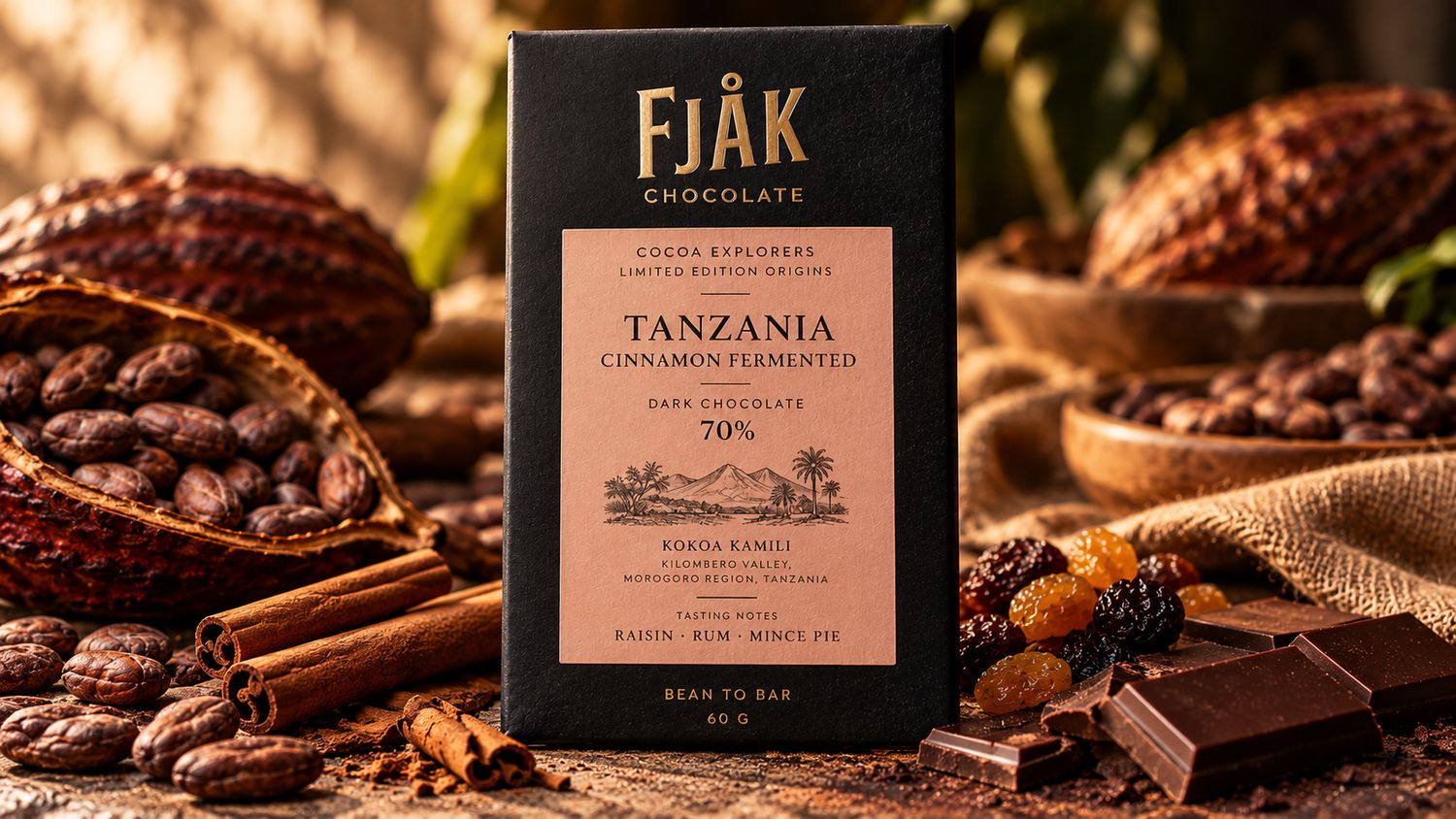 Fjåk Tanzania Cinnamon Fermented 70%