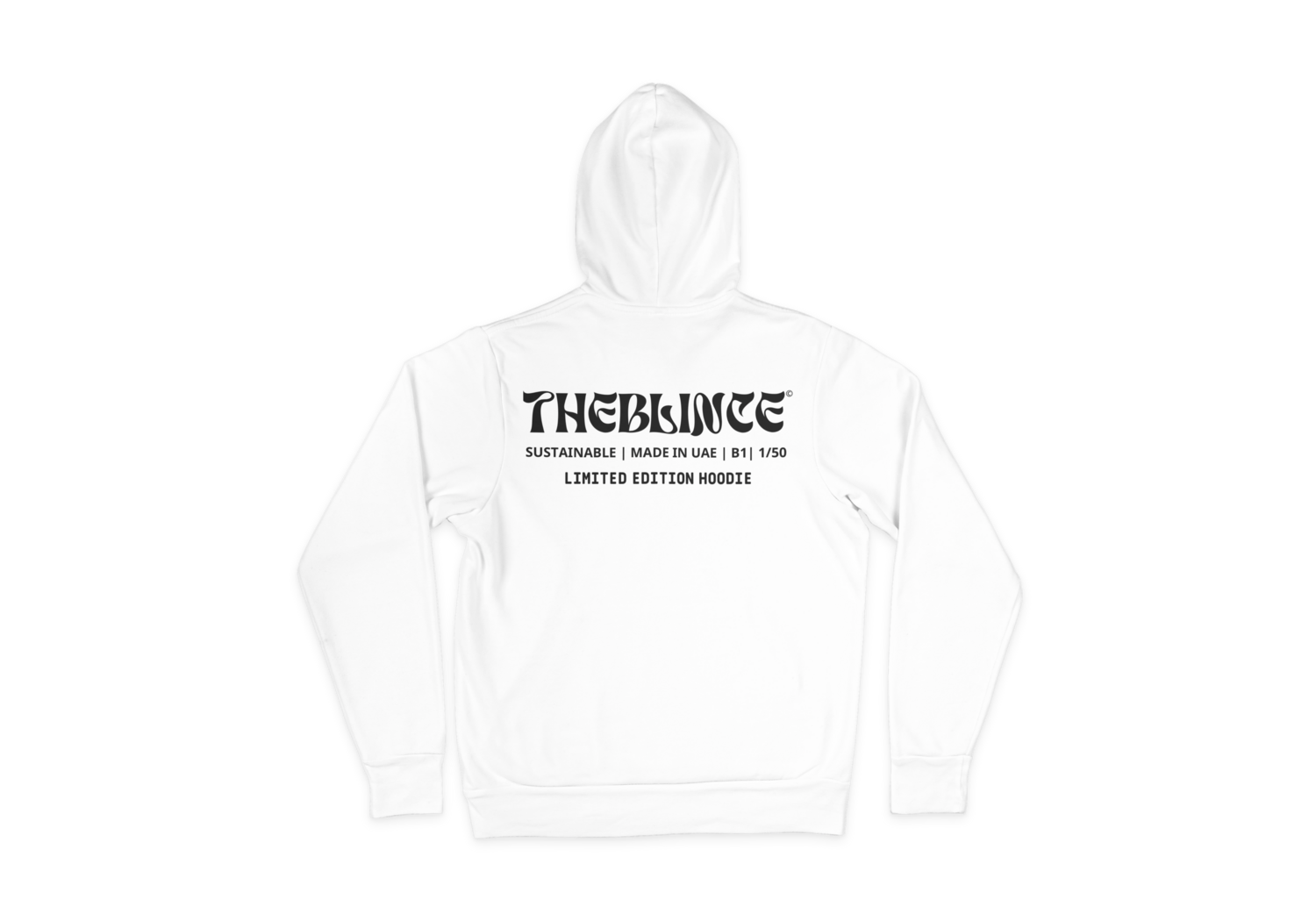 Hoodie With The Blince Brand Slogan
