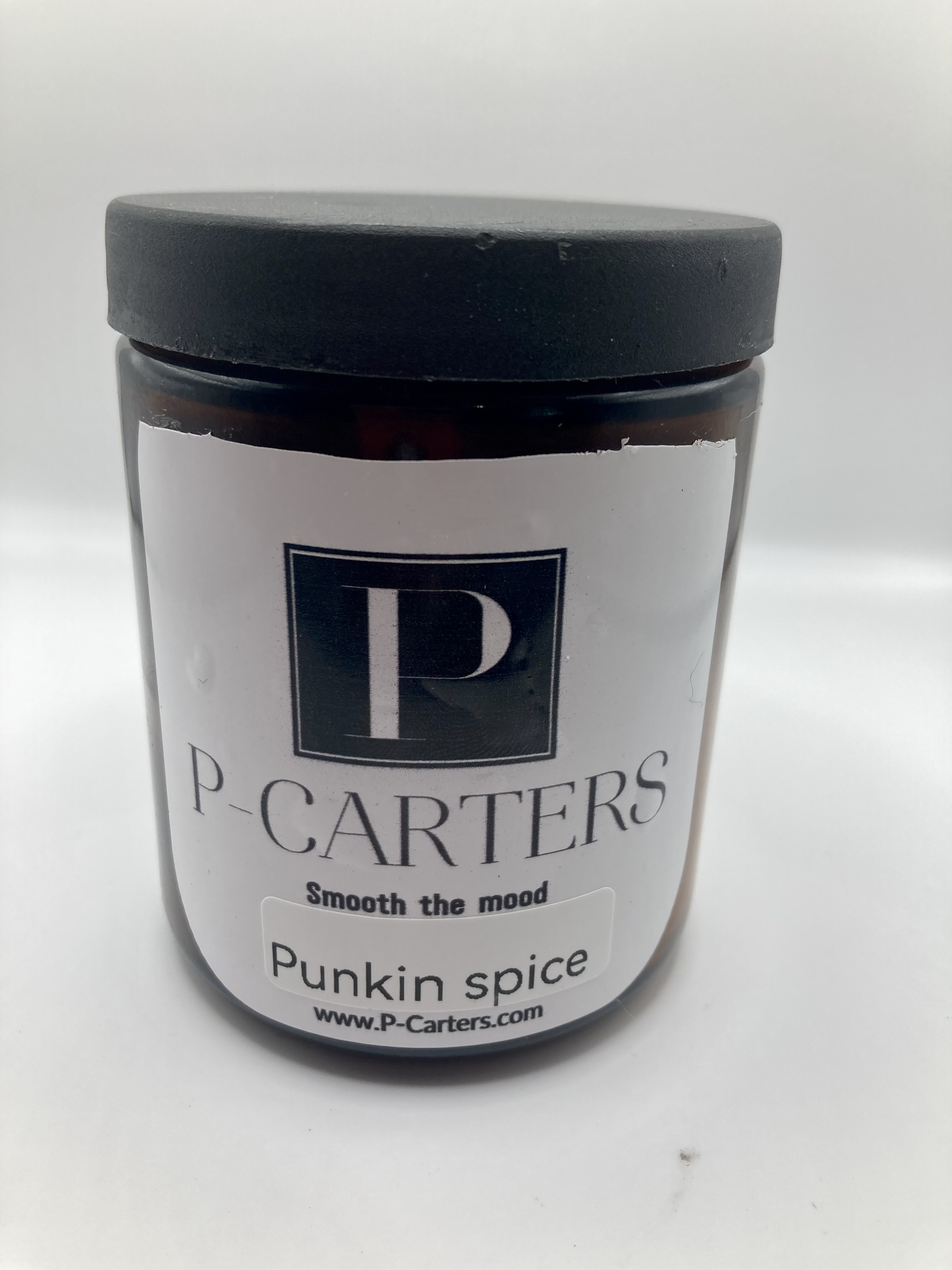 Pumpkin spice scented candle