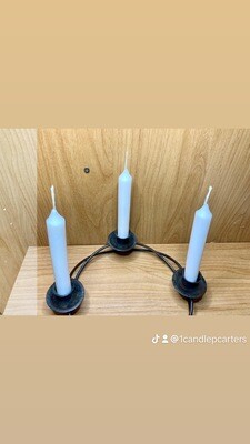 Dinner, candles unscented, three-piece set