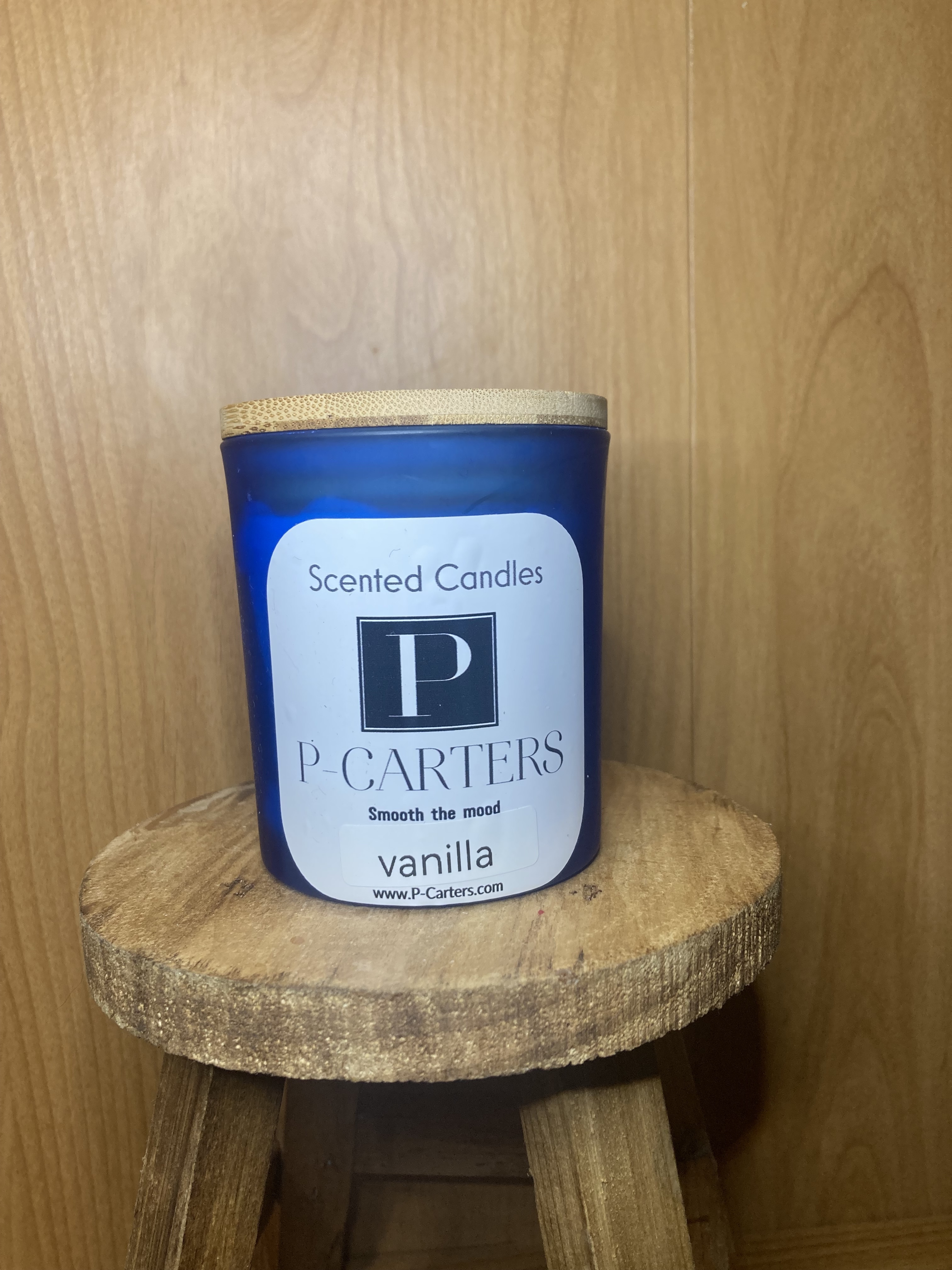 Vanilla scented candle