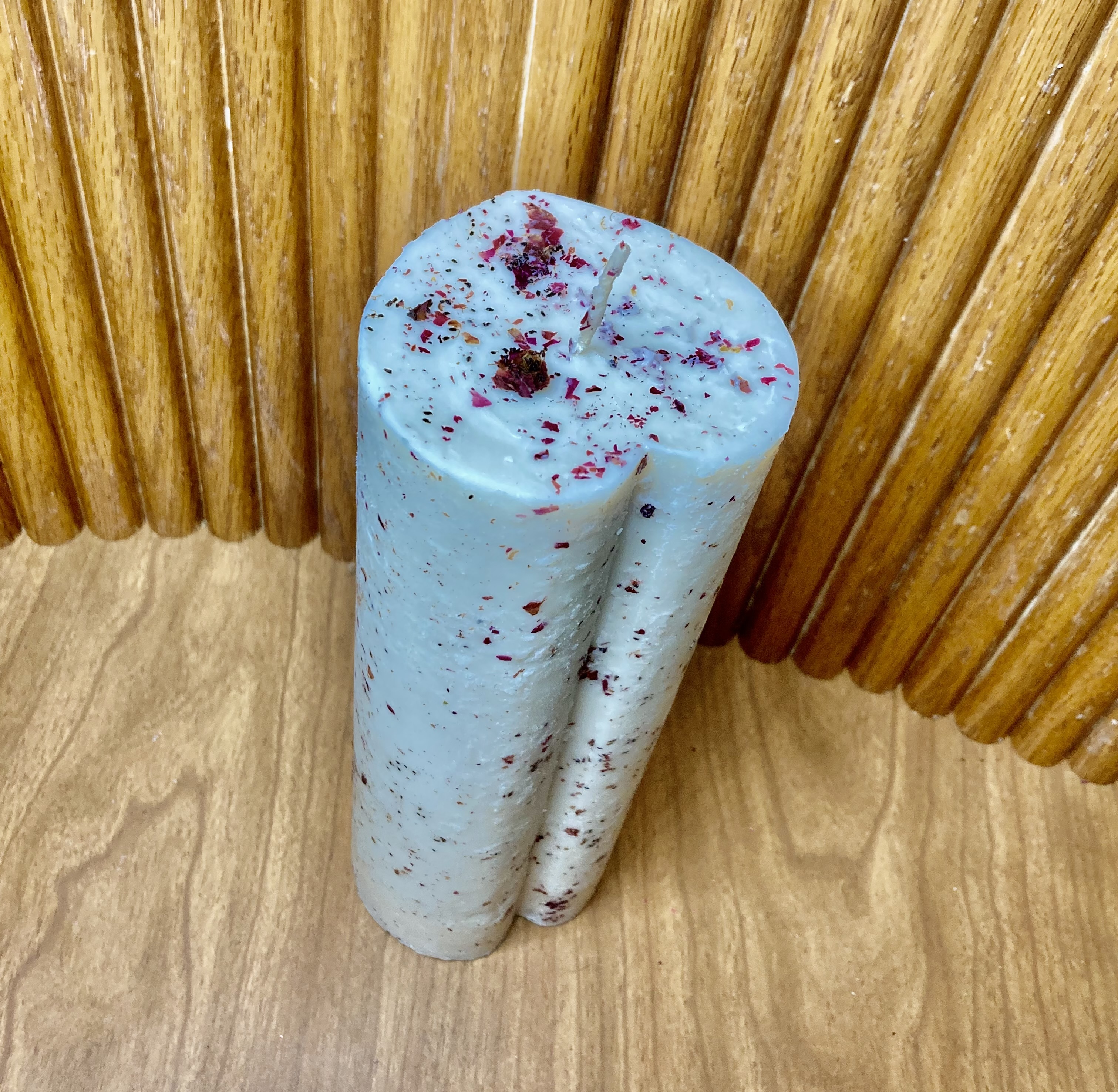 Heart shaped mold candle