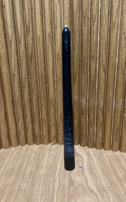 7 black taper candles