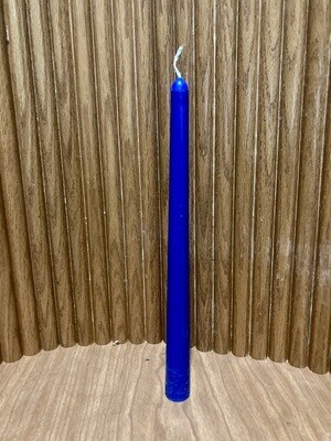 Blue taper candles 7