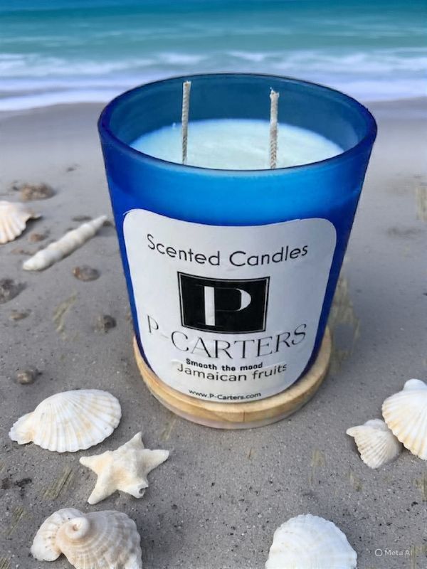 Jamaican fruit scented candle