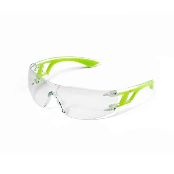 CLEAR  ANTI SCRATCH &amp; ANTI FOG  LIME FRAME